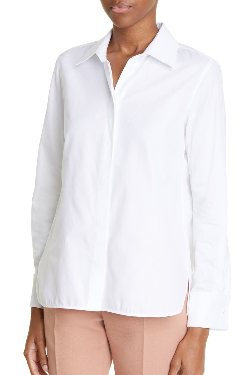 Max Mara Women's Palmizi Cotton Oxford Shirt, Alternate, color, 