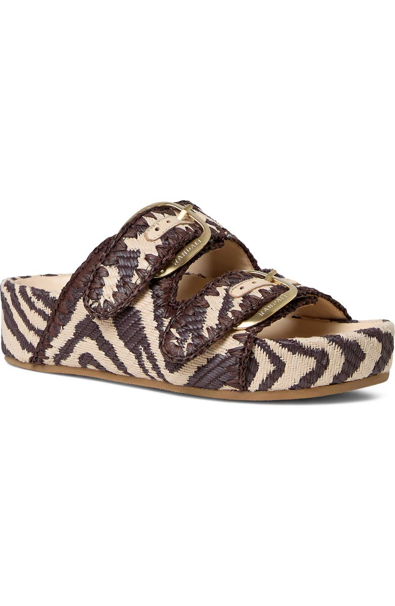 Loeffler Randall Nico Platform Sandal, Main, color, Vintage Zebra