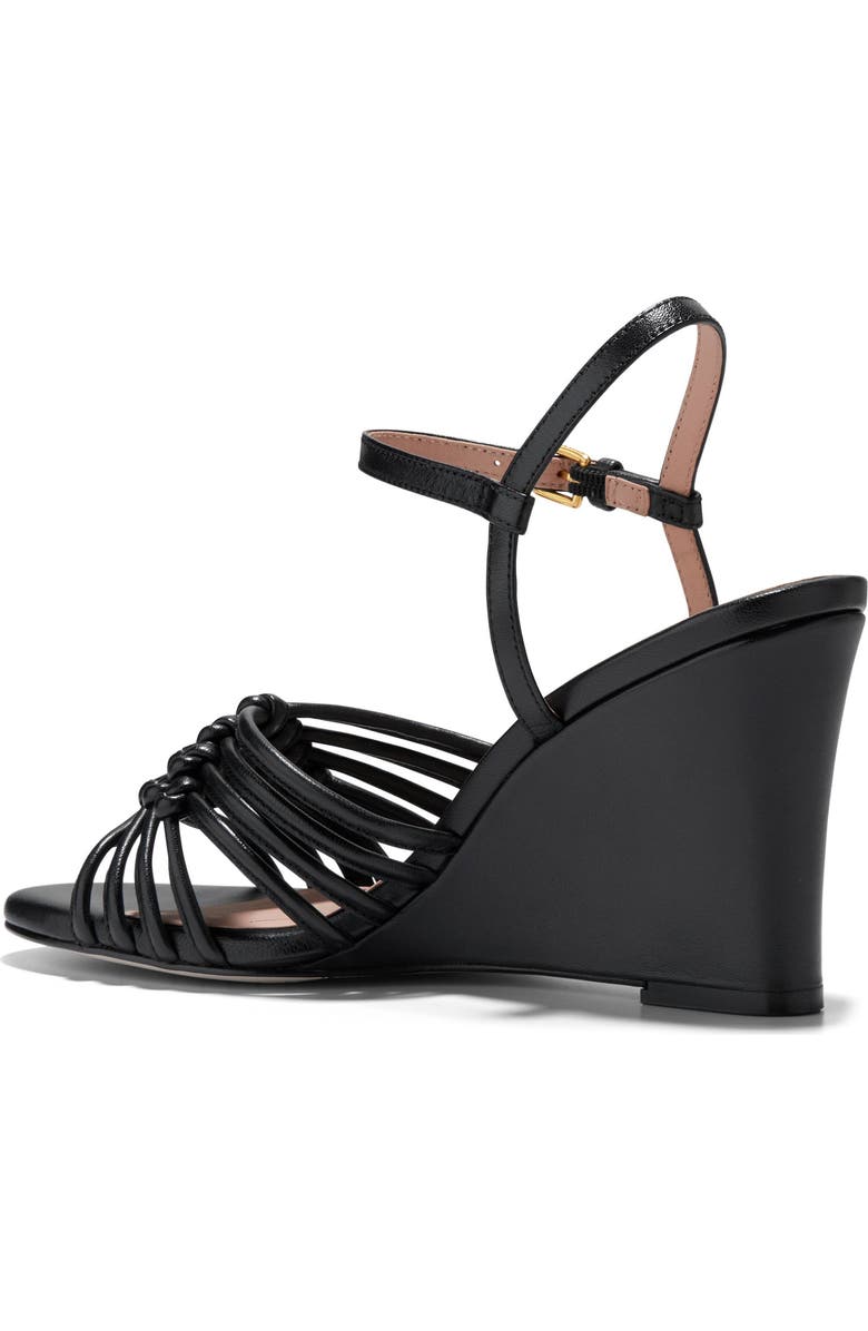Cole Haan Jitney Knot Ankle Strap Wedge Sandal, Alternate, color,