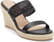 Stuart Weitzman Lily Espadrille Wedge Slide Sandal