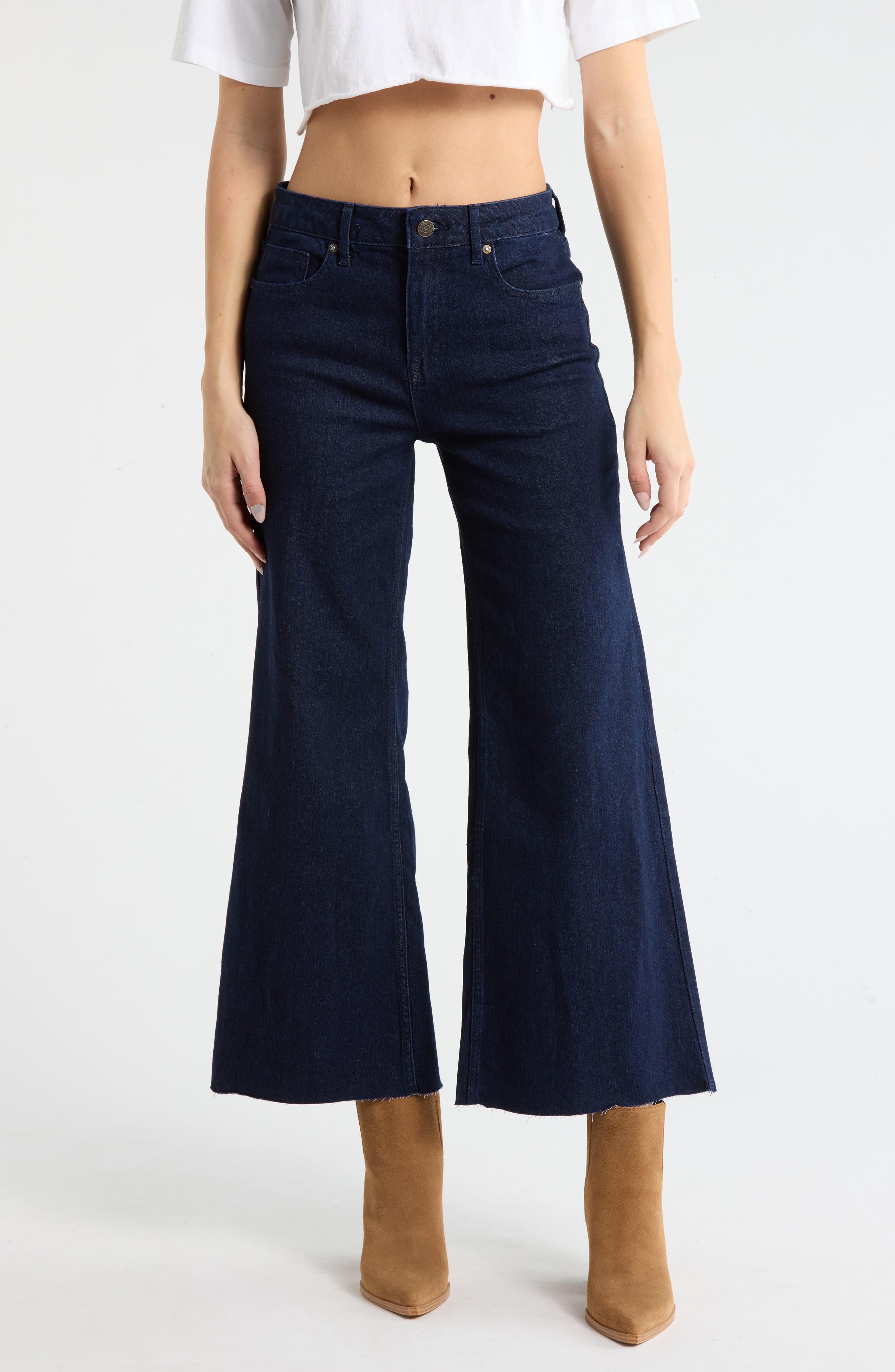 Vigoss Retro Palazzo Wide Leg Jeans