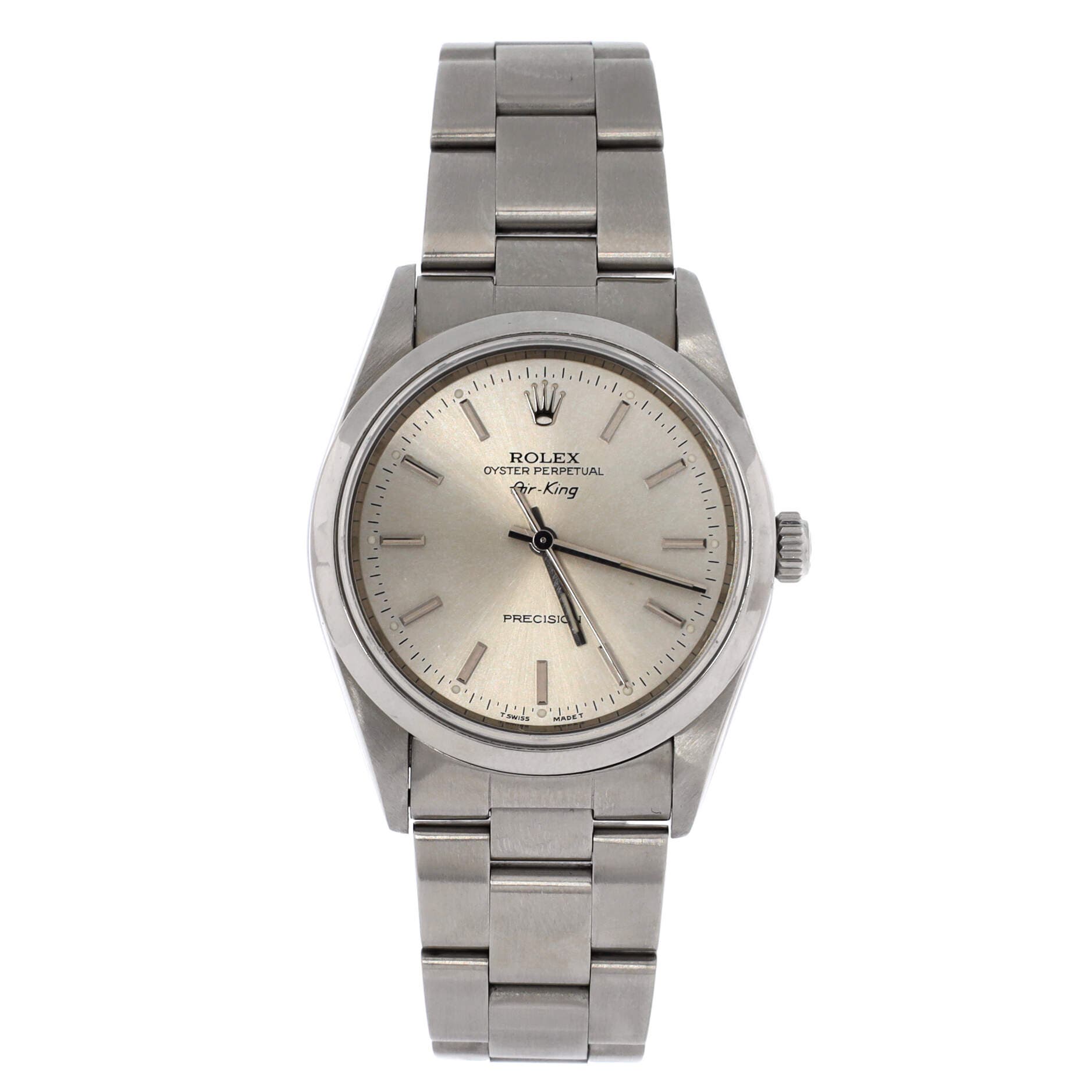 Oyster Perpetual Air King Automatic Watch Stainless Steel 34, Main, color, Metallic Silver
