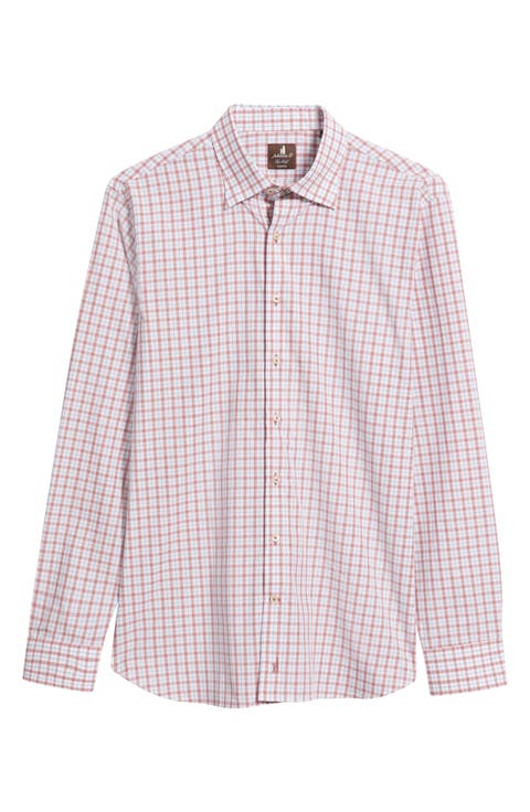 Trauber Plaid Button-Up Shirt