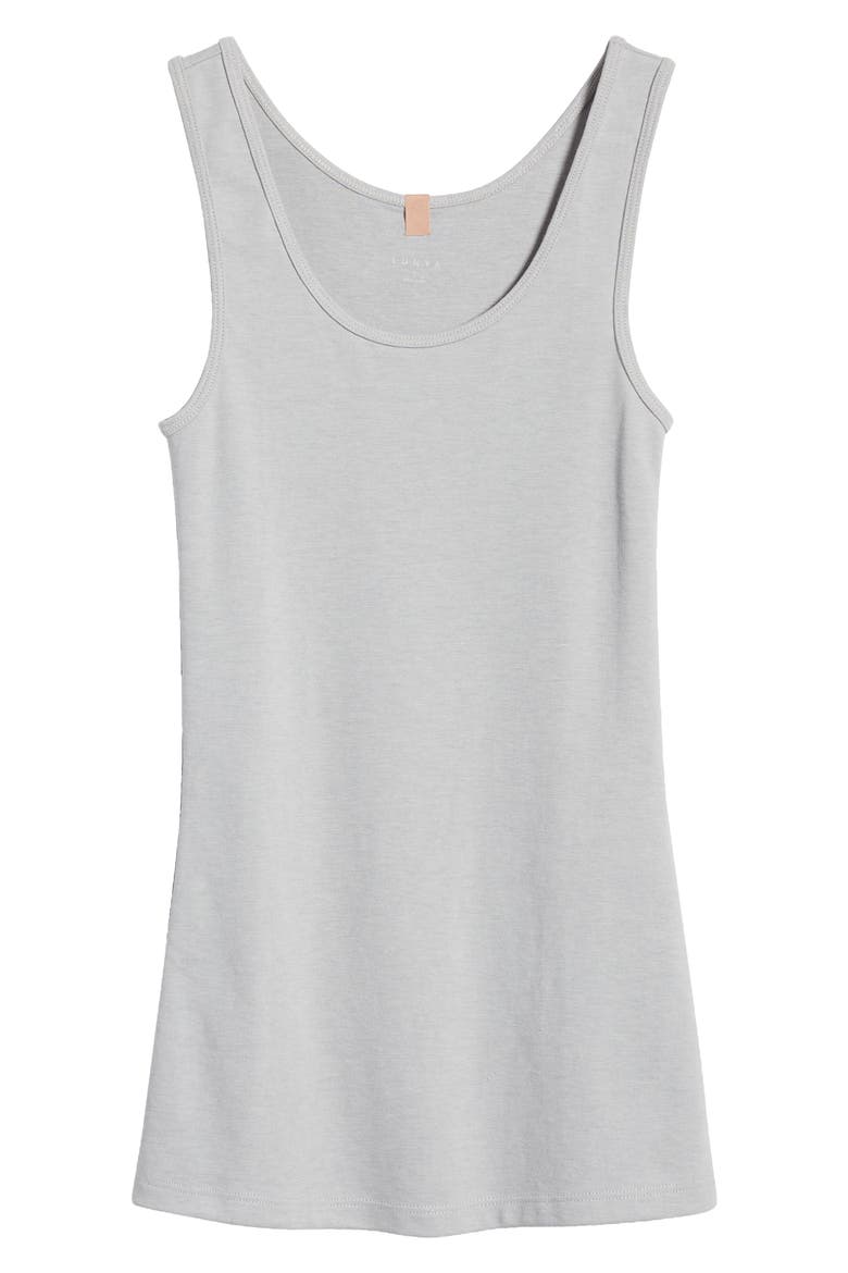 Restore Base Pajama Tank, Main, color, AMBIENT GREY HEATHER