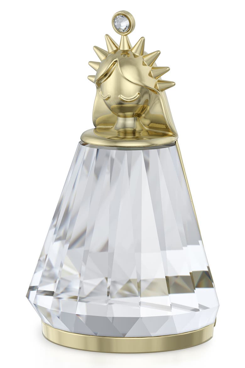 Crystal Zodiac Figurine, Main, color, CLEAR / GOLD-VIRGO