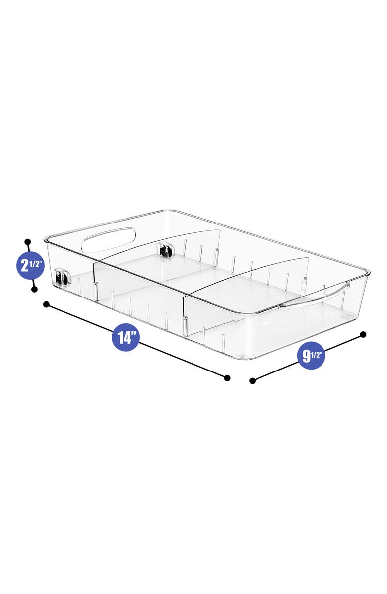 SORBUS Large 2-Pack Fridge Storage Bins on Wheels, Alternate, color,