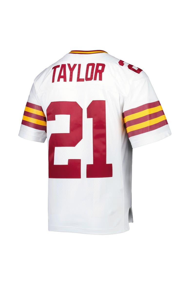 Men's Mitchell & Ness Sean Taylor White Washington Football Team Legacy Replica Jersey, Alternate, color, White