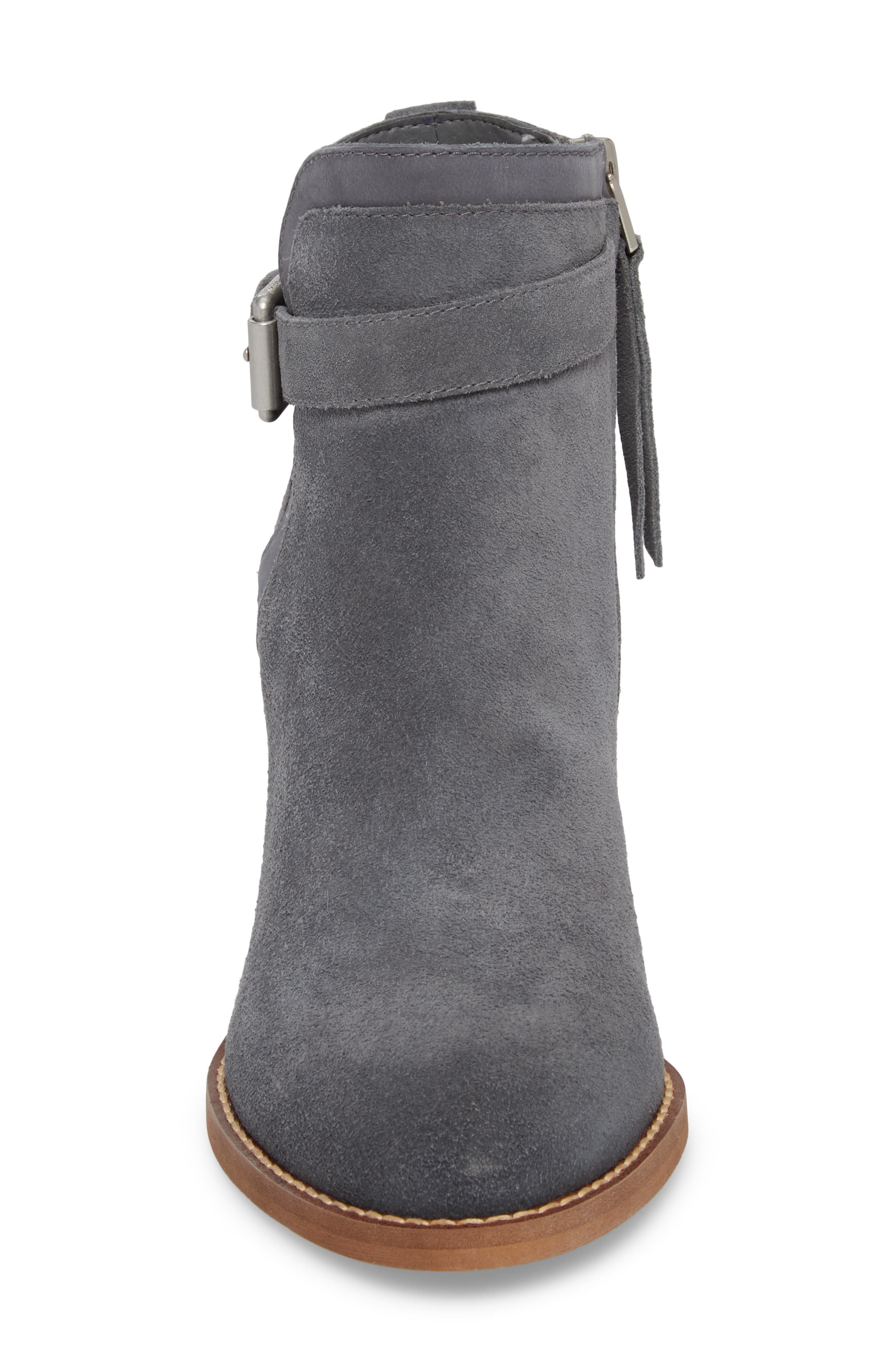 Maurine Bootie, Alternate, color, STONE BLUE SUEDE