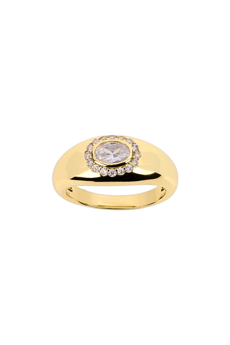 Cubic Zirconia Dome Ring video