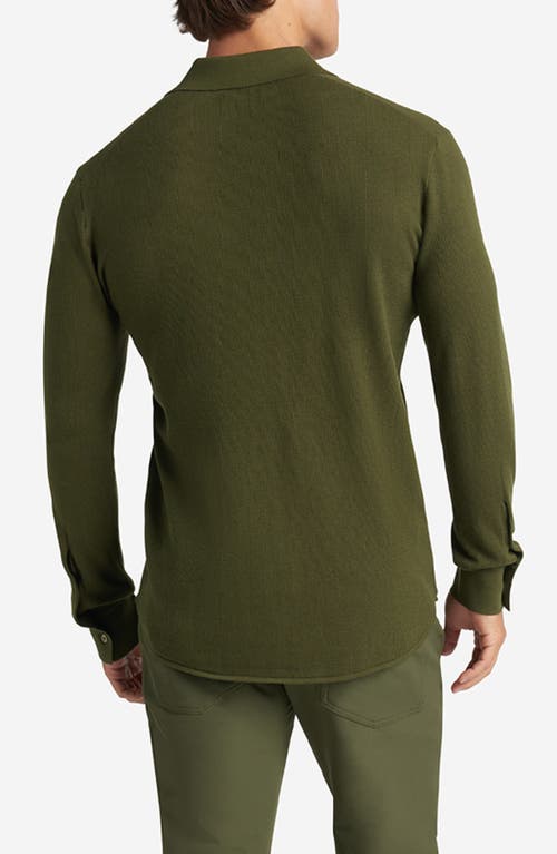 Shop Goodlife Mini Waffle Long Button-up Shirt