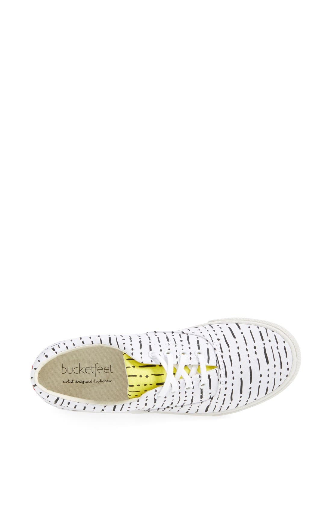 'The Dro' Sneaker, Alternate, color, WHITE/ BLACK/ YELLOW