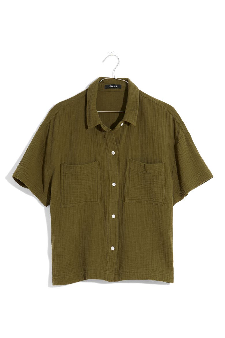 Lightspun Beachside Shirt, Main, color, KALE