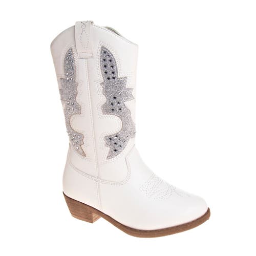 Kensie Girl Cowgirl Boots in White  product