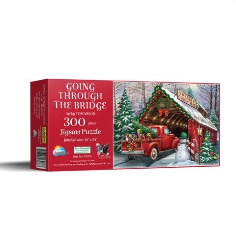 Going Through the Bridge 300 piece Jigsaw Puzzle for Adults
