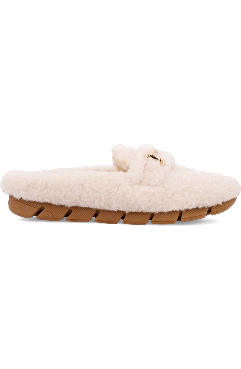 MIA Cocoa Faux Shearling Slipper, Alternate, color, Off White