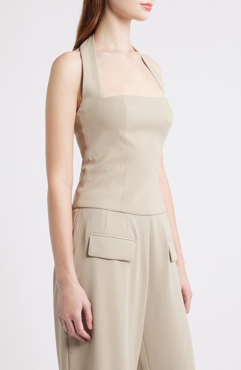 Odd Muse The Ultimate Muse Halter Top, Alternate, color, Taupe