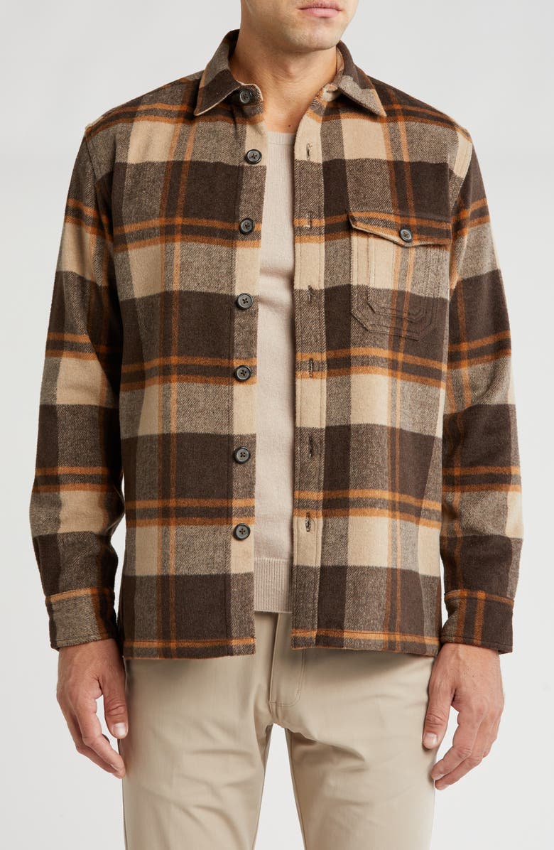 Vintage 1946 Buffalo Plaid Shirt Jacket, Main, color, 