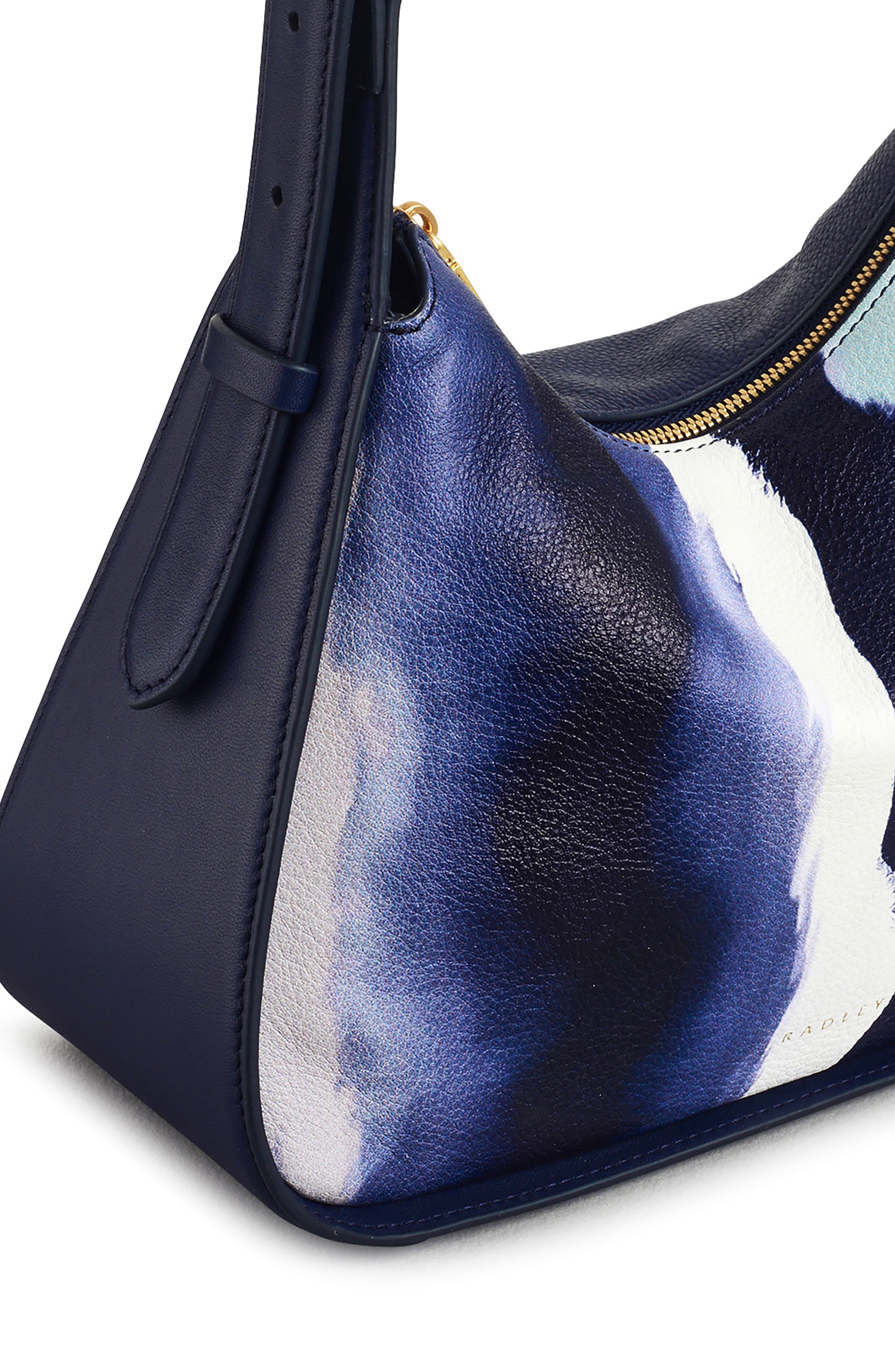 Radley Small Westwell Lane Leather Shoulder Bag, Alternate, color, Evenfall