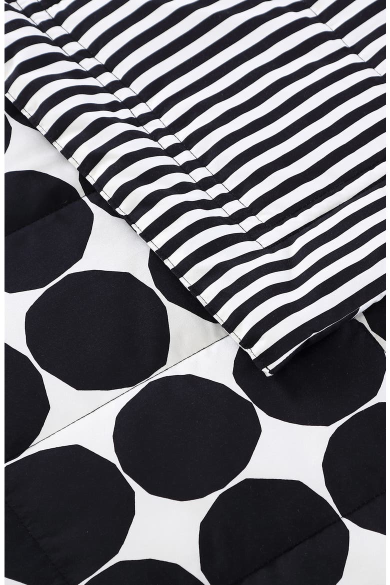 Pienet Kivet Reversible Throw Blanket, Alternate, color, BLACK