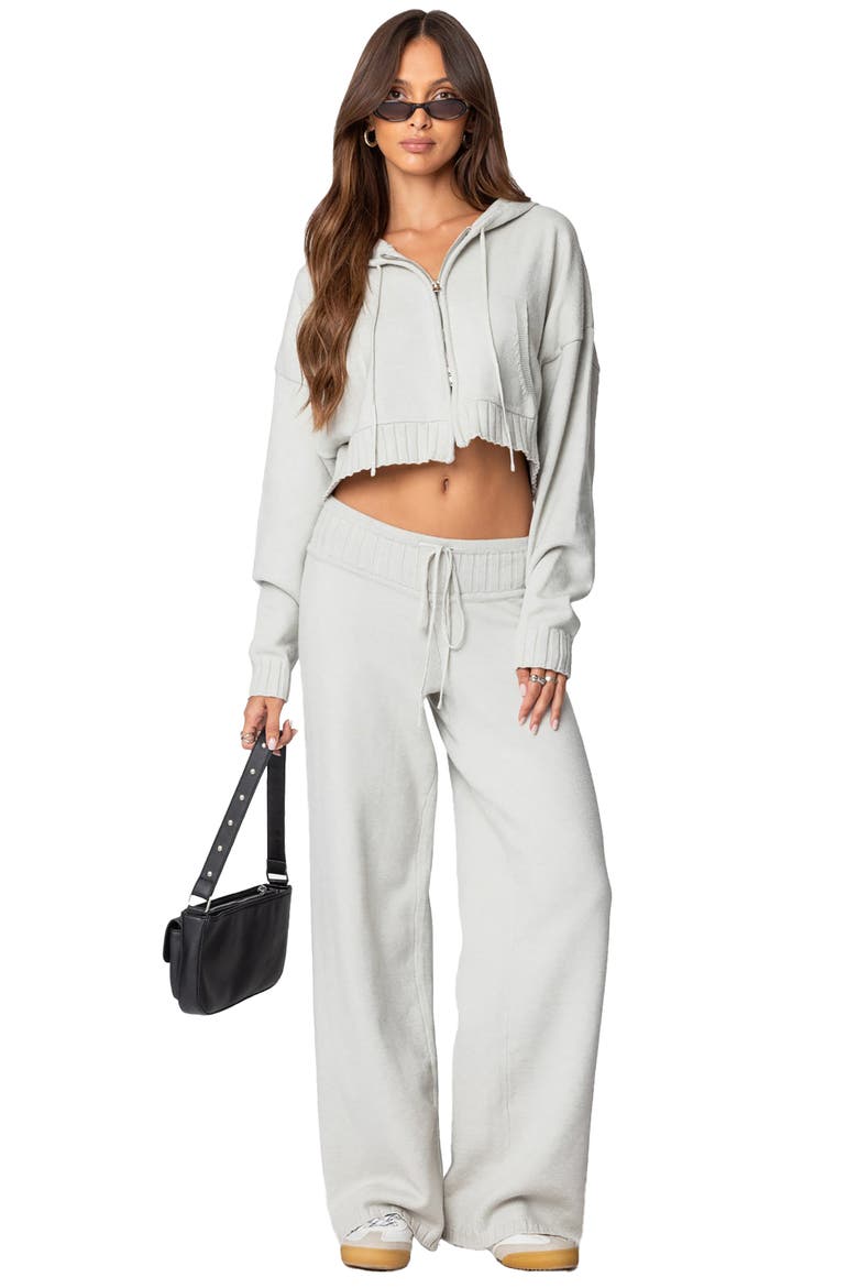 Russel Straight Leg Knit Pants, Alternate, color, LIGHT-GRAY