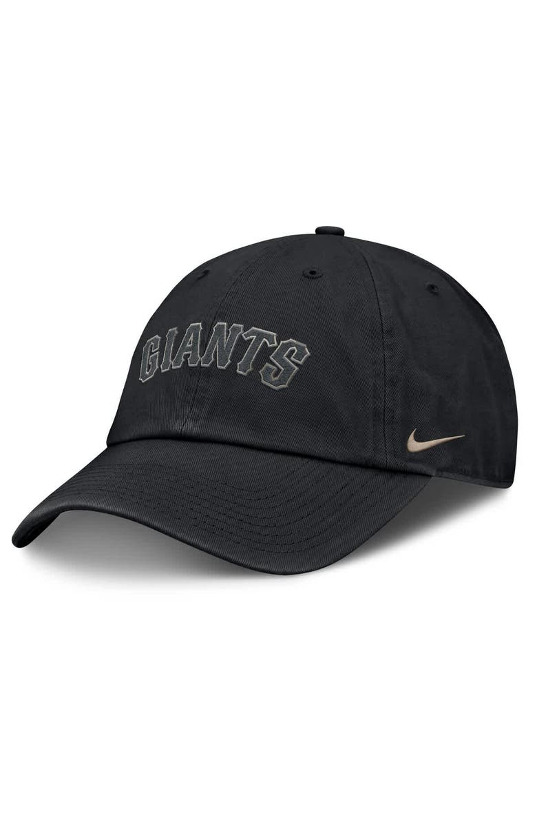 Nike Men's Nike Black San Francisco Giants Camo Pack Club Adjustable Hat, Main, color, Black