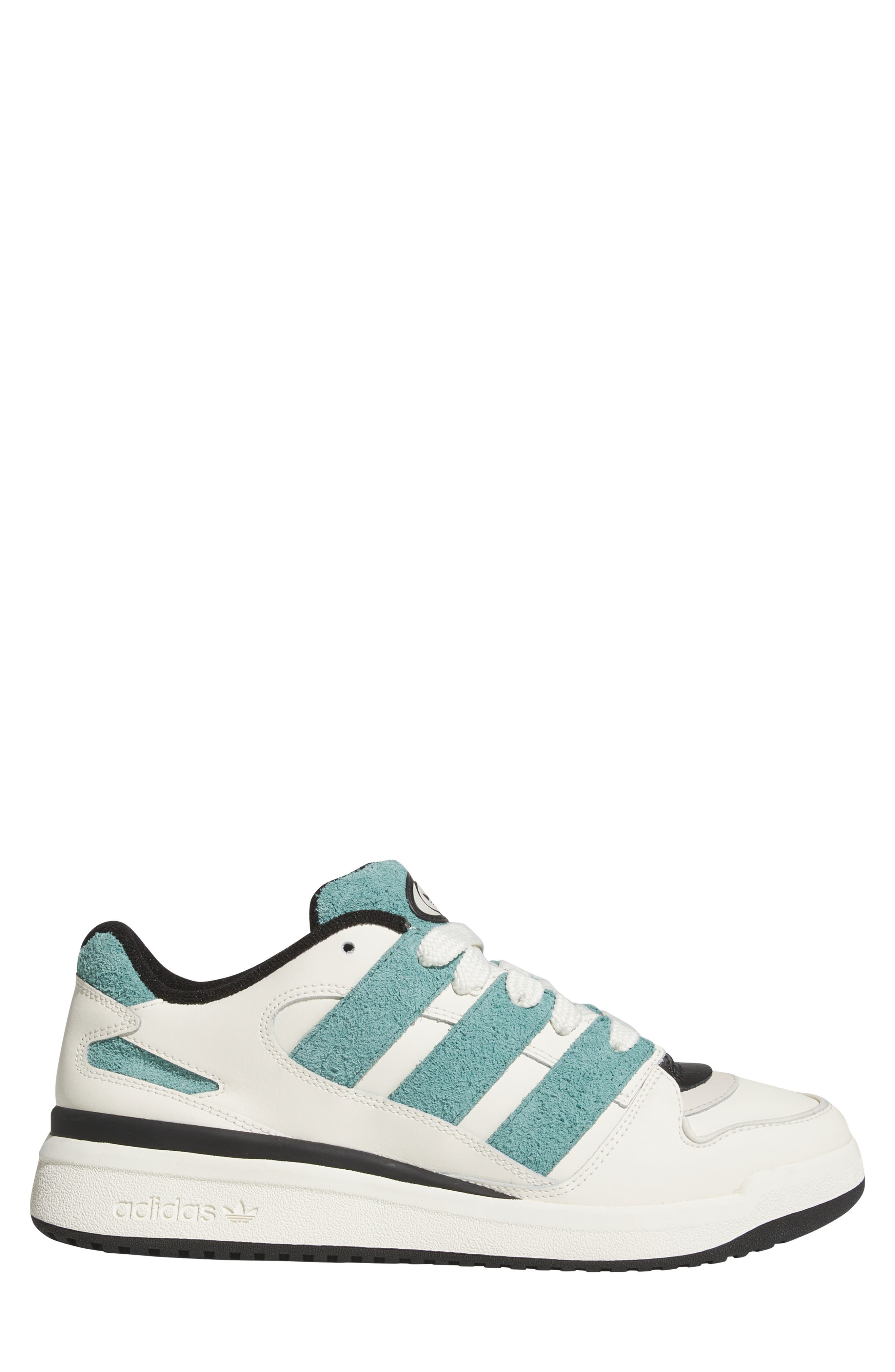 adidas Gender Inclusive Forum 2000 Basketball Sneaker, Alternate, color, Off White/Preloved Teal/Black