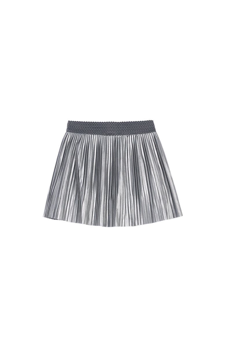 Mayoral Pleated Skirt, Alternate, color, Metallic Silver