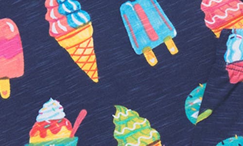 HATLEY HATLEY KIDS' ICE CREAM TREATS FITTED TWO-PIECE SHORT PAJAMAS