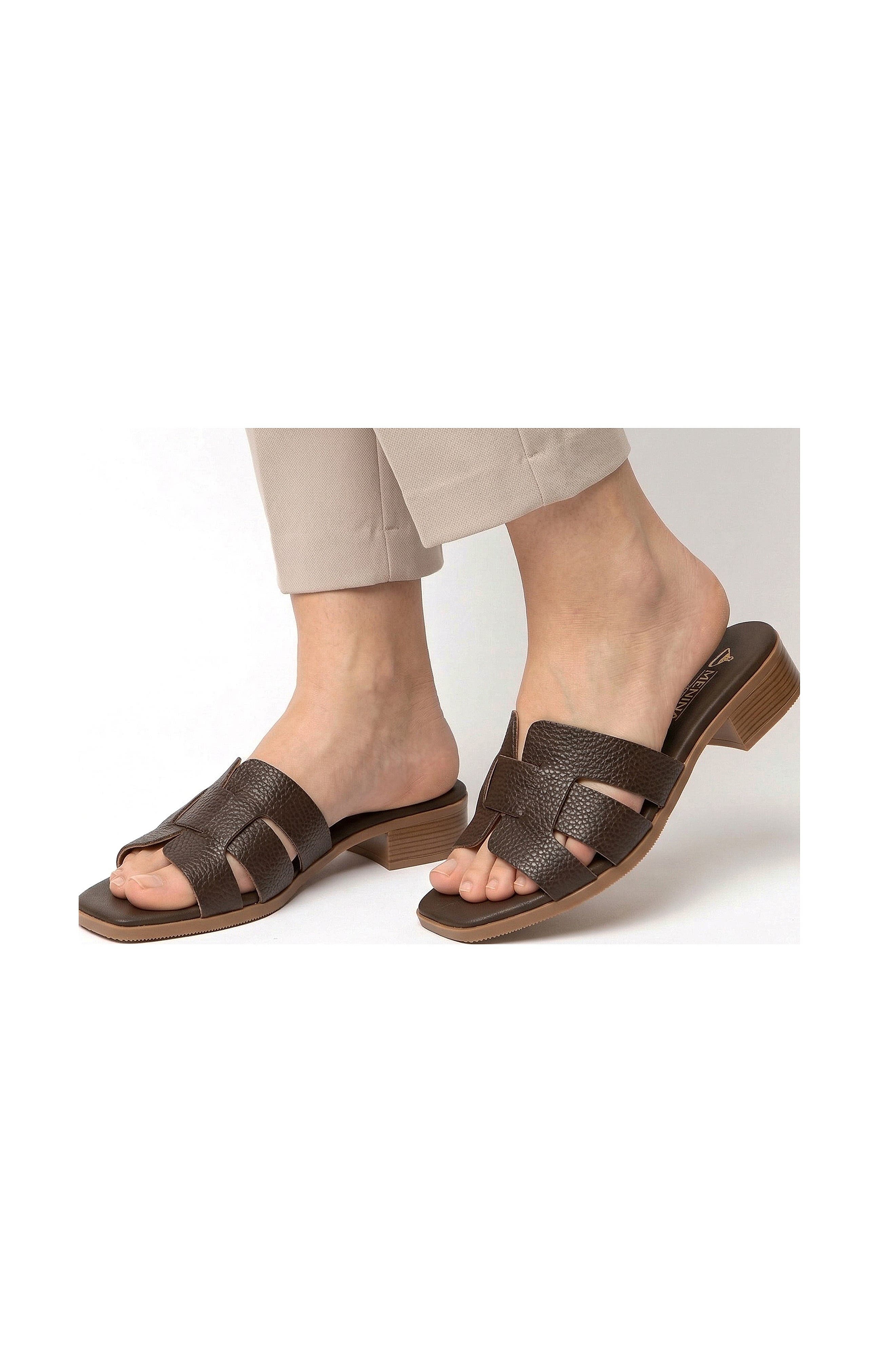 Ona Heeled Sandal, Alternate, color, Chocolate