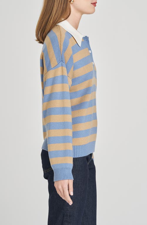 Wayf Logan Stripe Polo Sweater