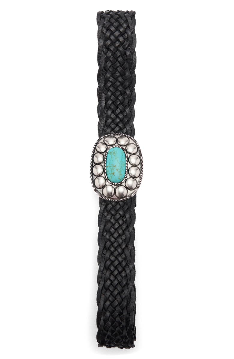 MANGO Basketweave Belt, Alternate, color, 