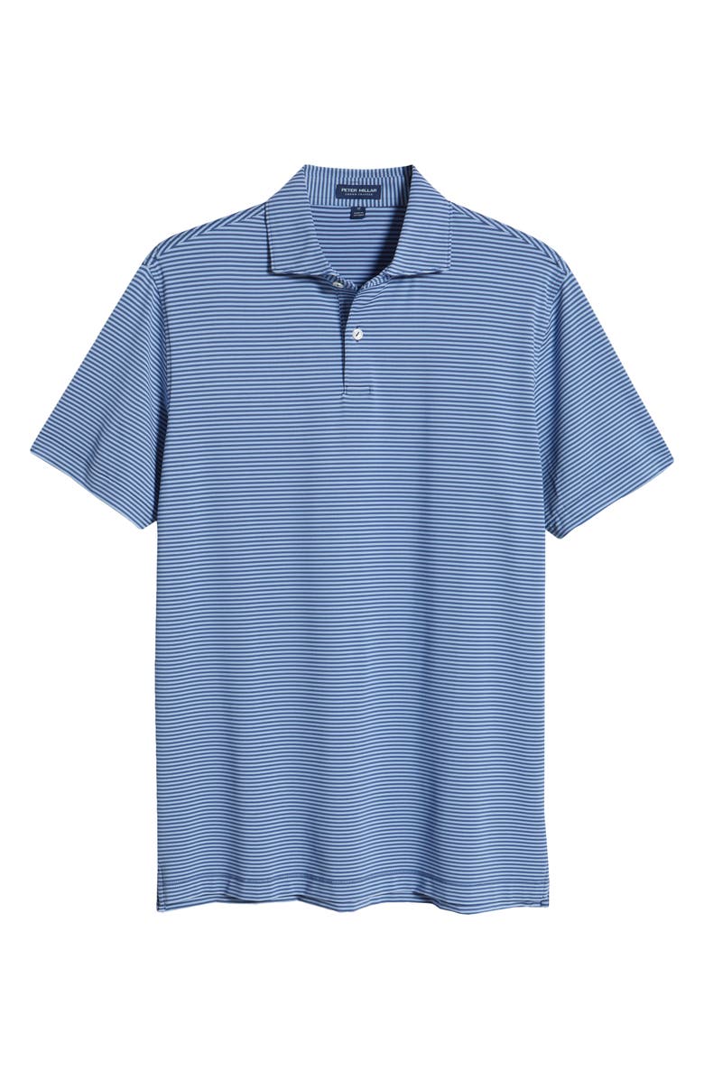 Peter Millar Ambrose Performance Jersey Polo, Alternate, color, Ocean Blue