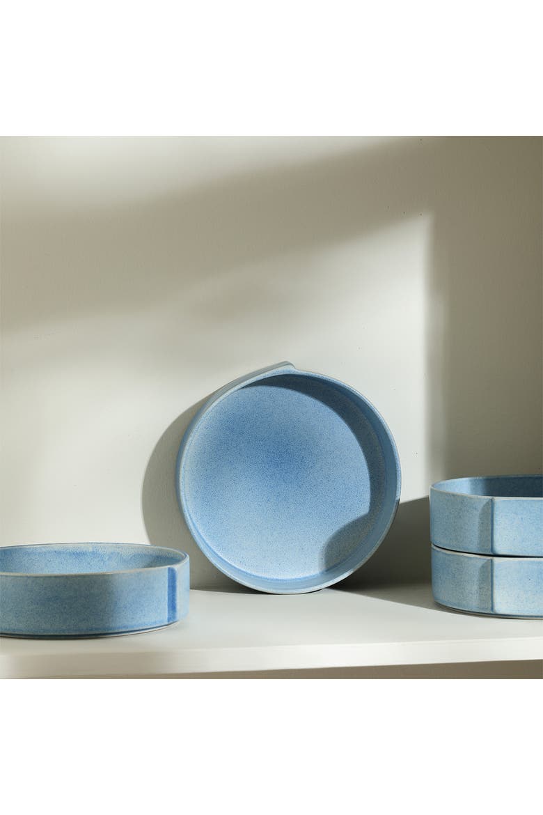 Bao Stoneware 4-Piece Pasta Bowl Set, Alternate, color, Blue