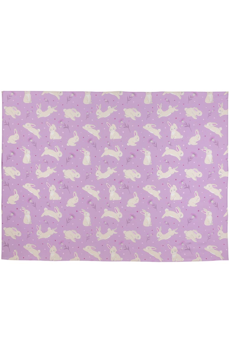 Northlight Easter Rabbit Rectangular Tablecloth - 70" - Purple, Main, color, Purple