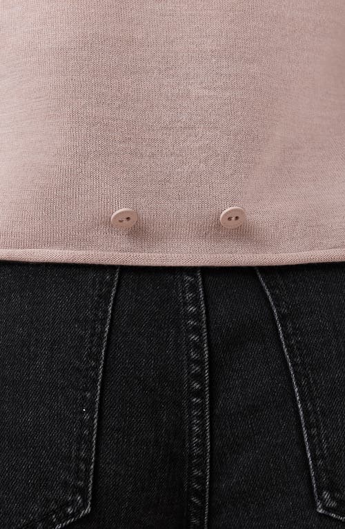 Allsaints Wasson Pirate Wrap Merino Wool Cardigan In Pink