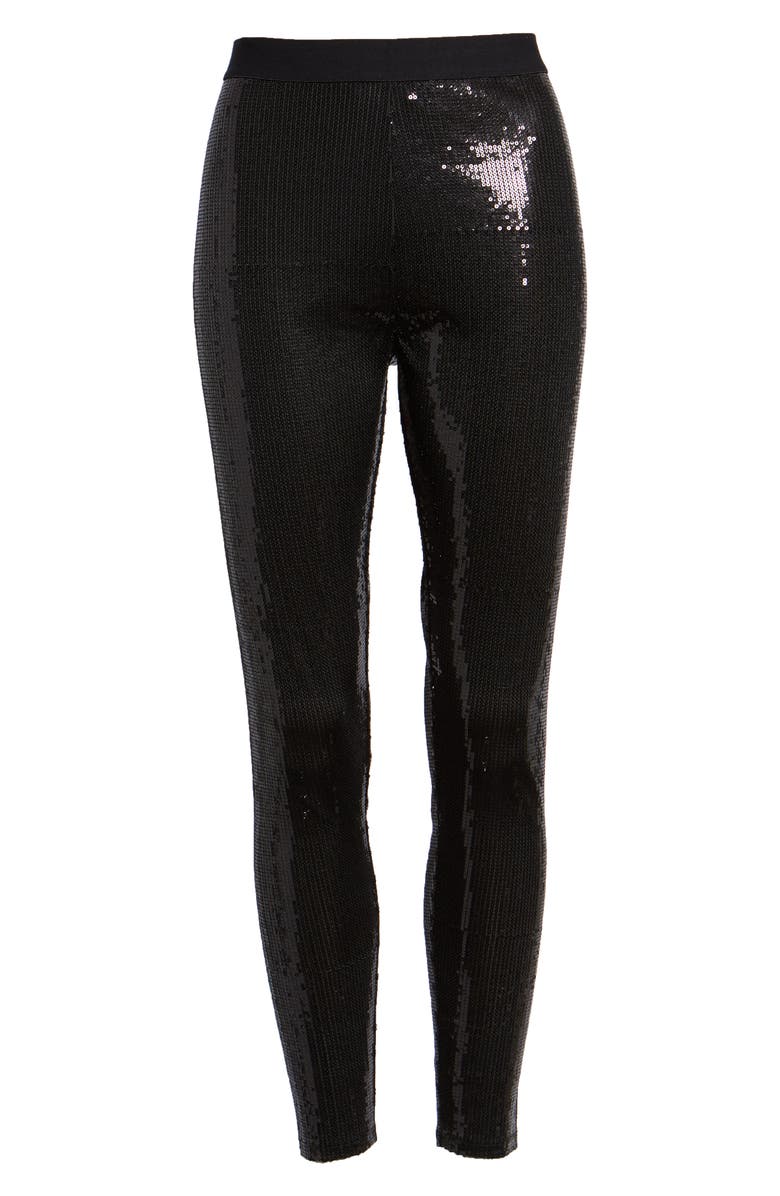 Nordstrom Sequin Leggings, Alternate, color, 
