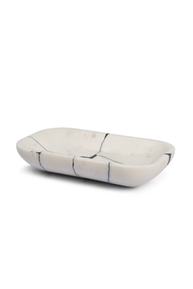 Sintessi  Marble Decorative Bowl, Main, color, White