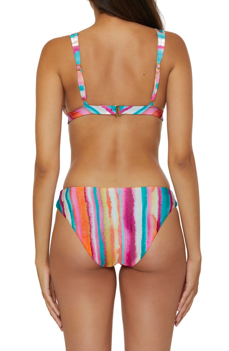 Lucky Brand Porto Covo Bikini Bottoms, Alternate, color, Pink Multi