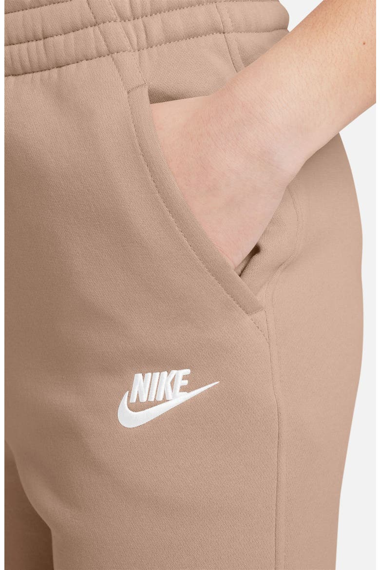 Kids' Sportswear Club Fleece Wide Leg Sweatpants, Alternate, color, 200 HEMP/HEMP/WHITE
