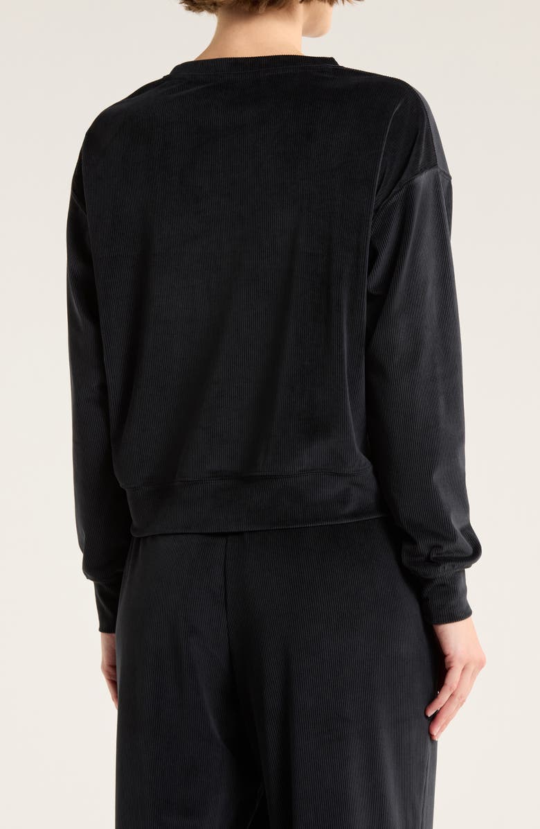MARIKA Stormi Crop Sweatshirt, Alternate, color, Black