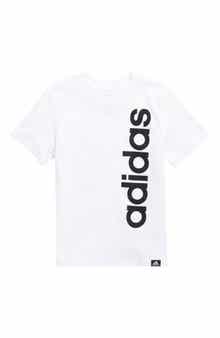 adidas Kids' Linear Logo Cotton Graphic T-Shirt