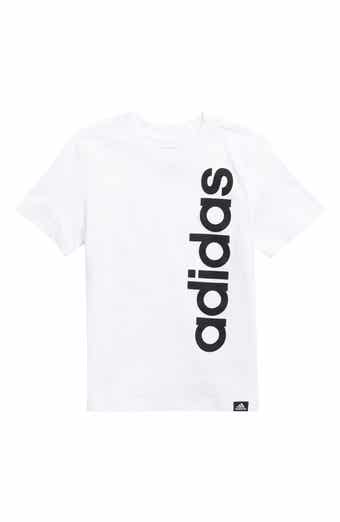 adidas Kids' Linear Logo Cotton Graphic T-Shirt