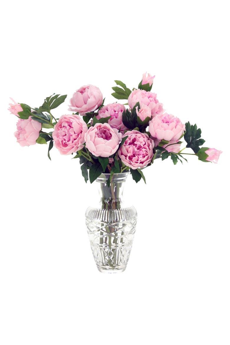 Ruffled Peony Natural Touch, Box of 6, Alternate, color, Light Pink