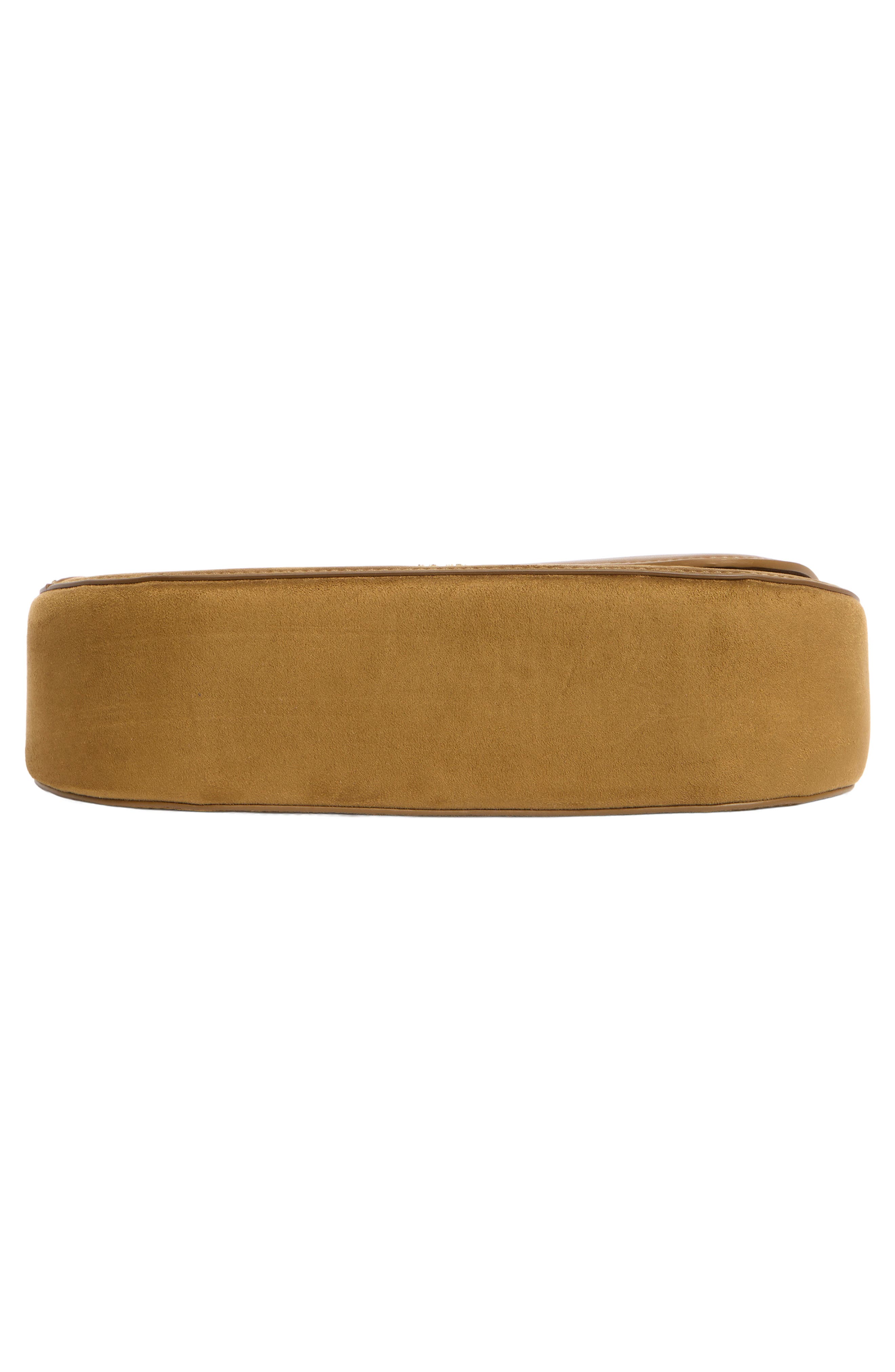 Addisyn Faux Suede Panel Shoulder Bag, Alternate, color, OLIVE