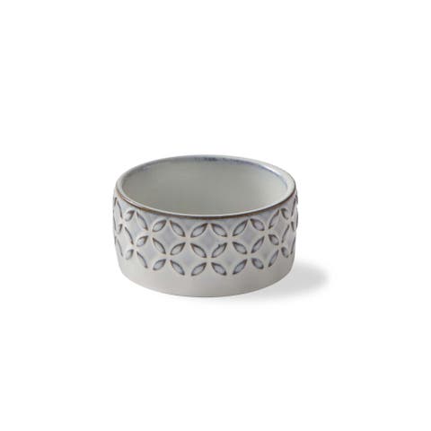 Grey Bistro Ramekin Set Oven Safe Bakeware for Serving