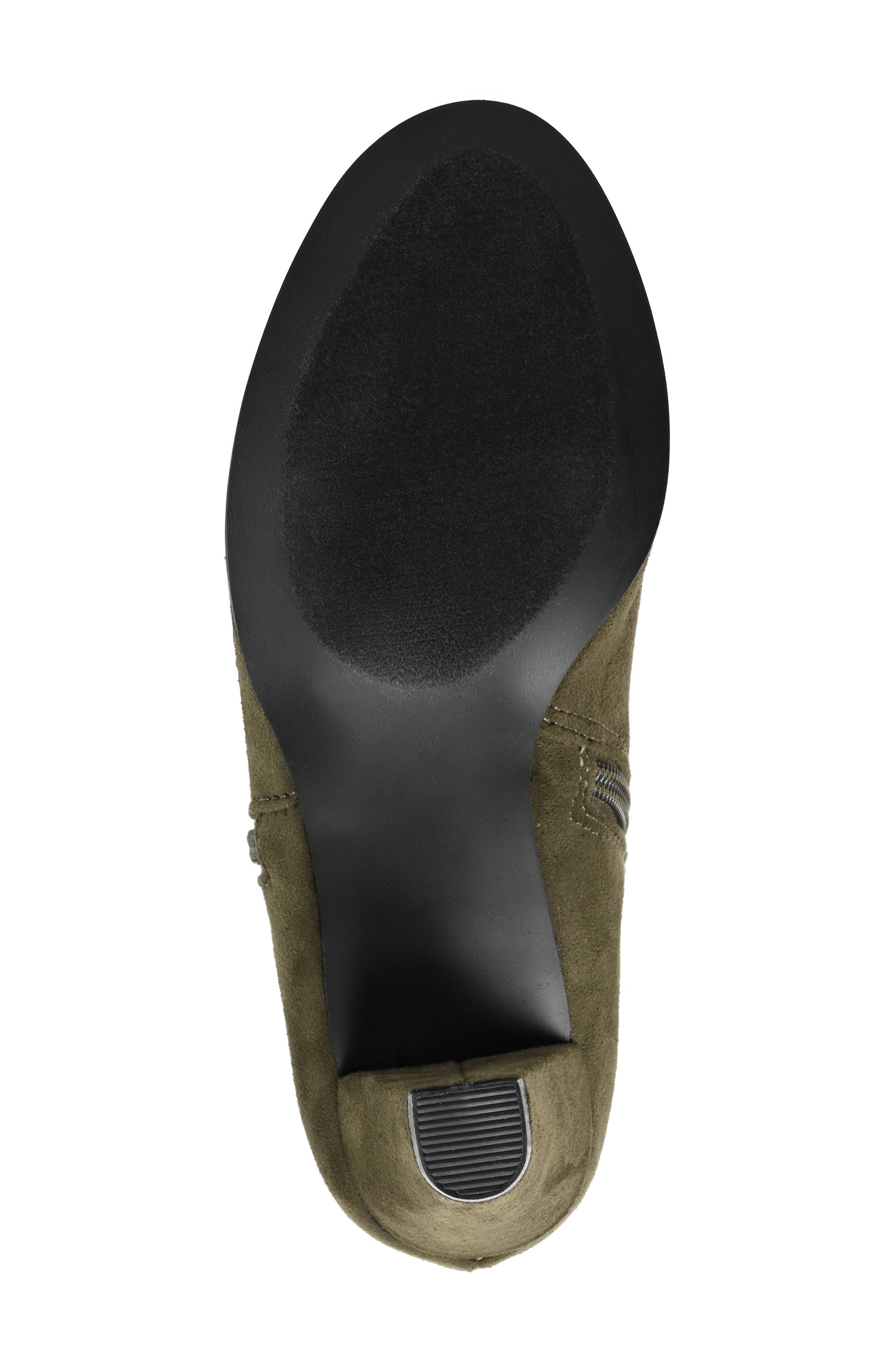 Sanzi Heeled Ankle Bootie, Alternate, color, OLIVE