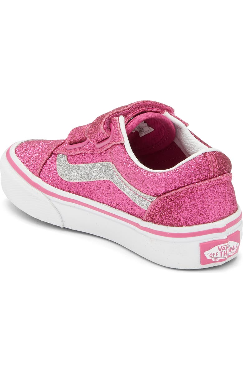 Vans Kids' Old Skool V Sneaker, Alternate, color, Raspberry Rose