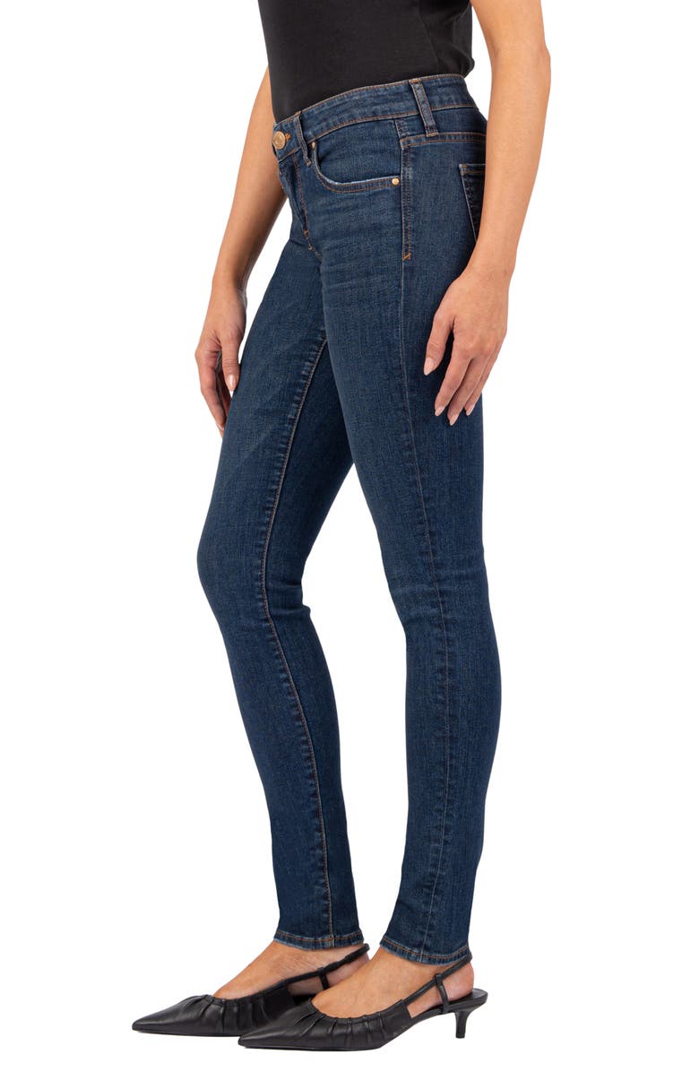 KUT from the Kloth Mia Mid Rise Toothpick Skinny Jeans, Alternate, color, 