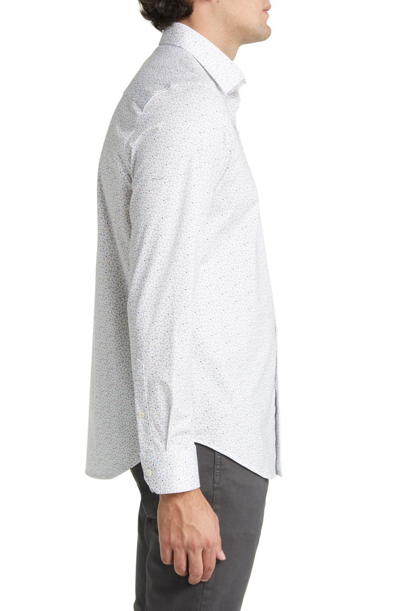 Bugatchi James OoohCotton<sup>®</sup> Floral Button-Up Shirt, Alternate, color,