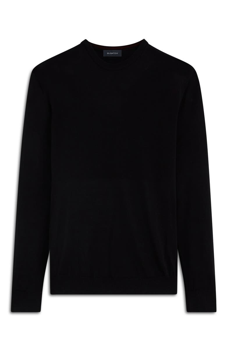 Bugatchi Merino Wool Crewneck Sweater, Alternate, color, 